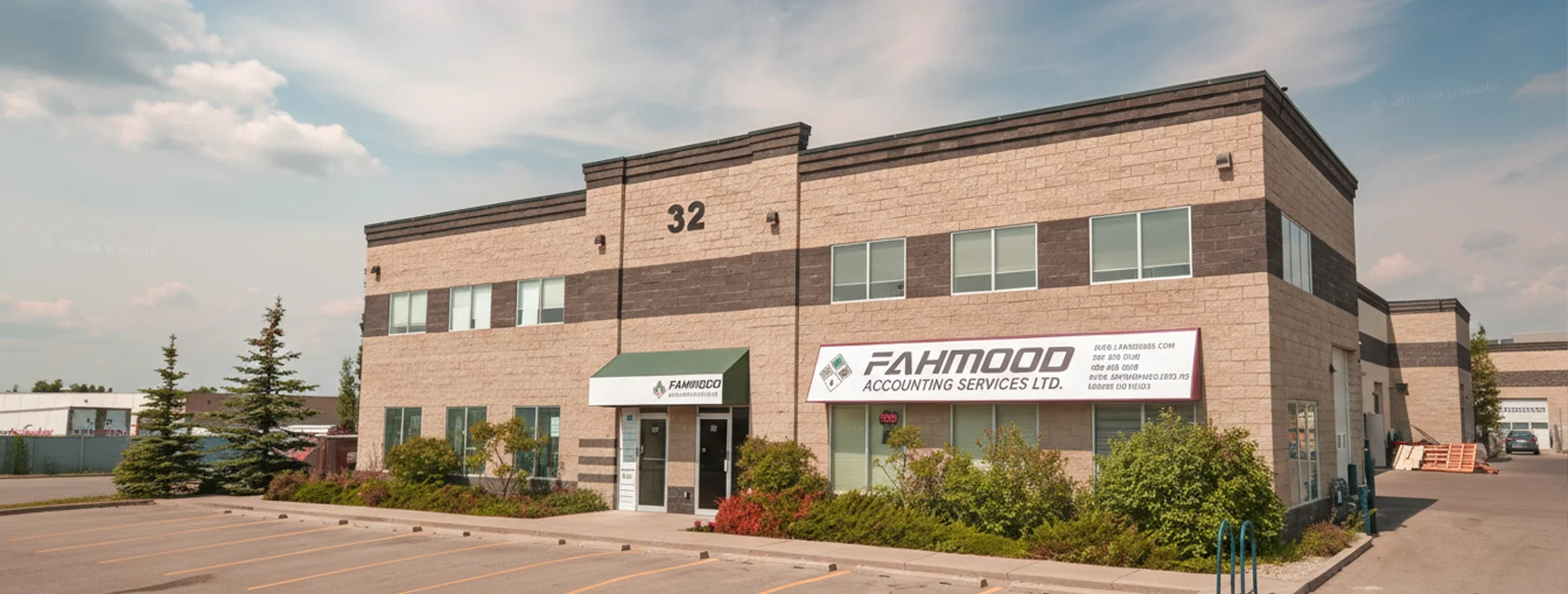 Exterior view of Faizan-E-Madina Islamic Center Surrey building